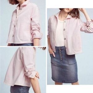 Chino By Anthropologie‎ Pink Swing Jacket Sz L